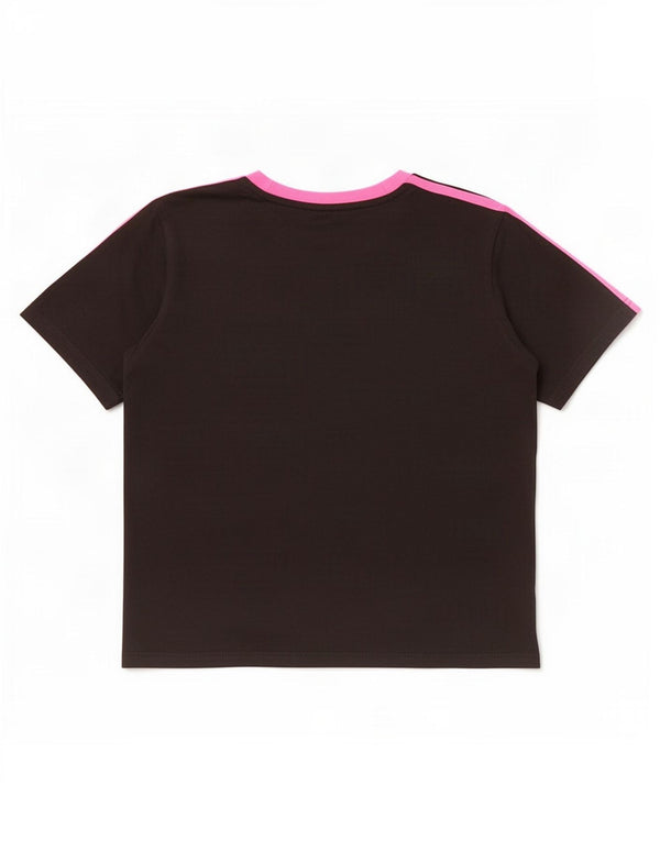 Adidas T-Shirt Fille 9-10 Ans Noir Coton