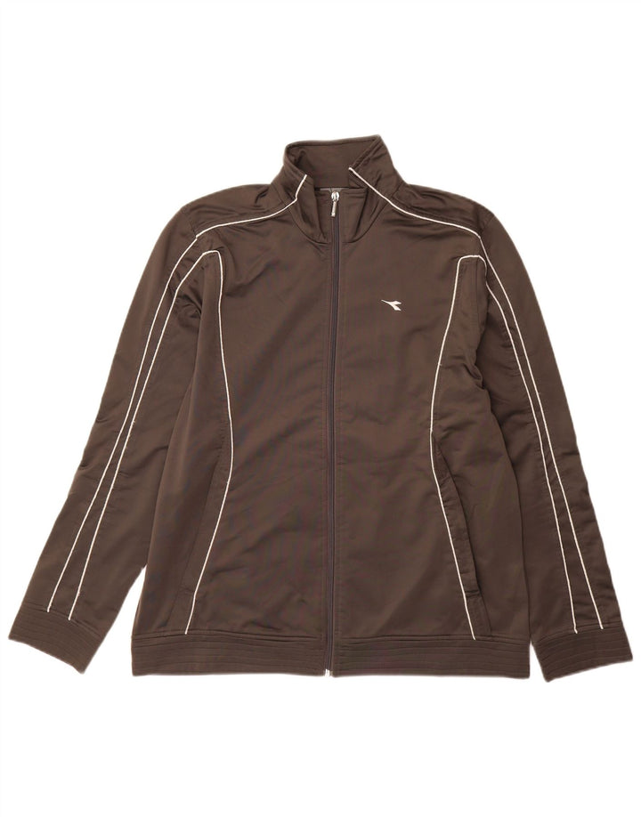 DIADORA Veste de survêtement pour femme UK 18 XL Gris