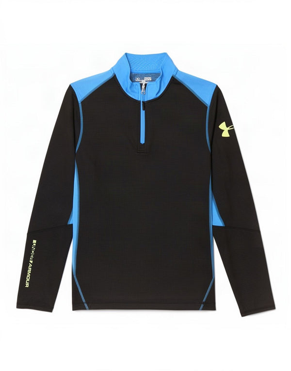 Under Armour Haut de Survêtement Cold Gear Graphic Pullover Homme Noir Moyen