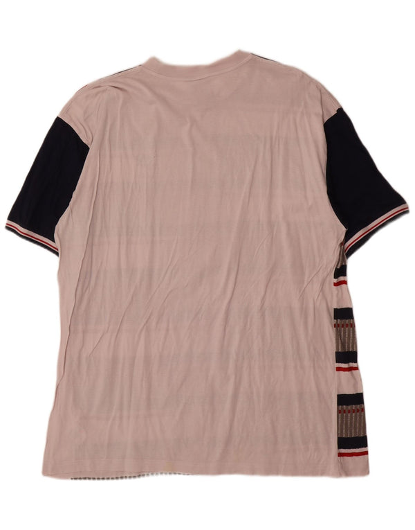 Lotto T-Shirt Homme Top 2XL Coton Rayé Multicolore