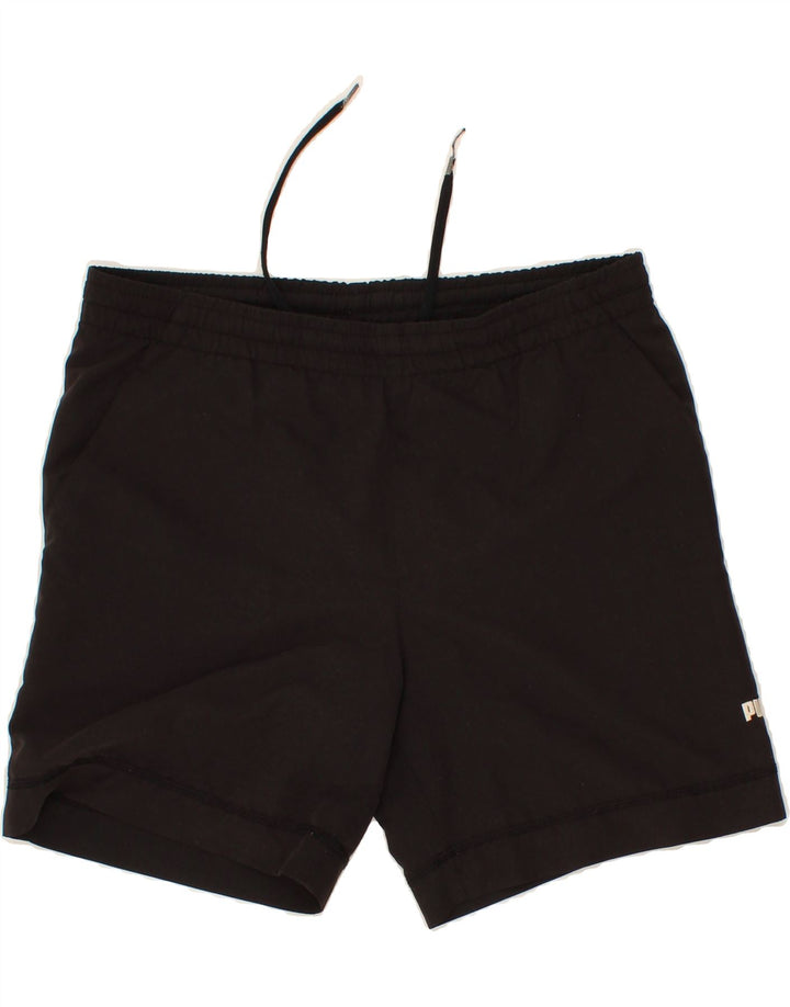 PUMA Mens Sport Shorts Small Black Vintage Puma and Second-Hand Puma from Messina Hembry 