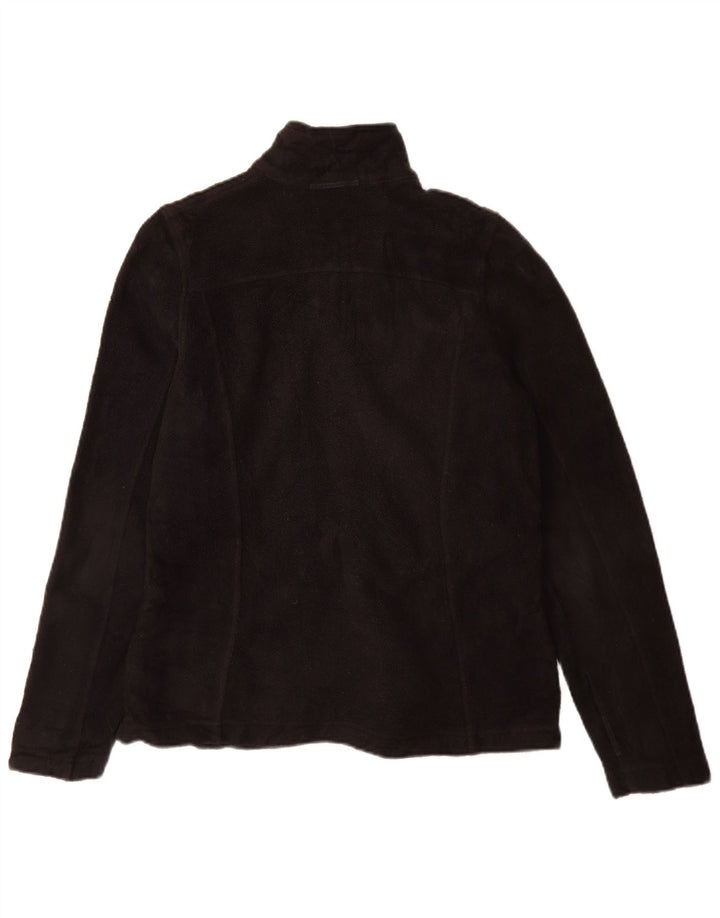 Eddie Bauer Veste polaire pour femme UK 12 Medium Noir Polyester