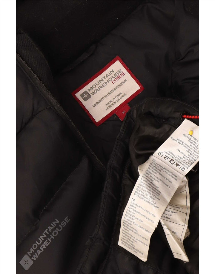 Mountain Warehouse Veste rembourrée à capuche pour homme UK 38 Medium Noir Nylon