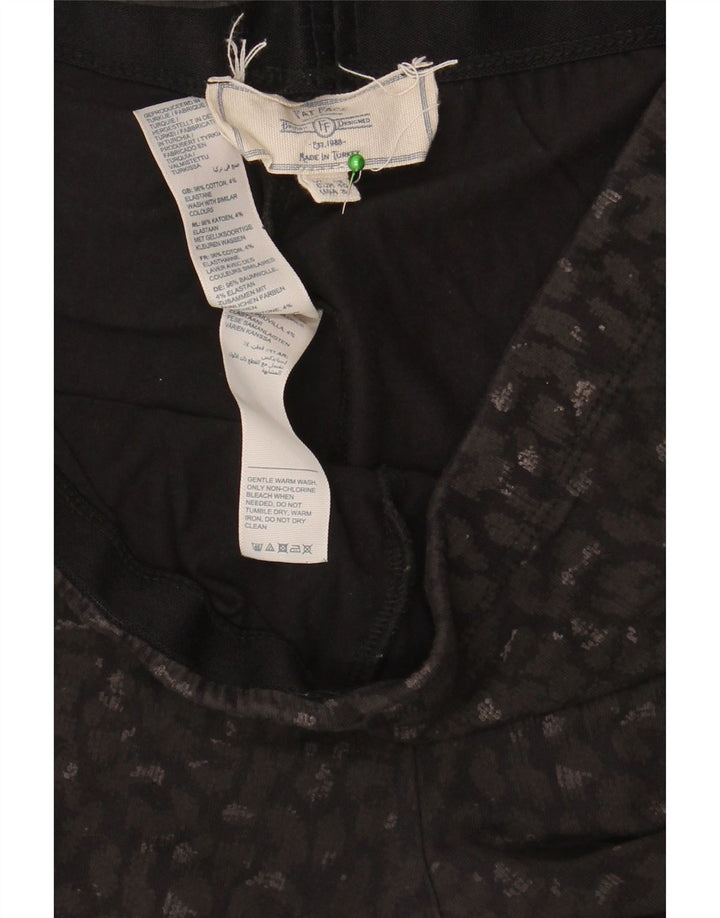Fat Face Legging court pour femme UK 12 Coton à pois noir moyen