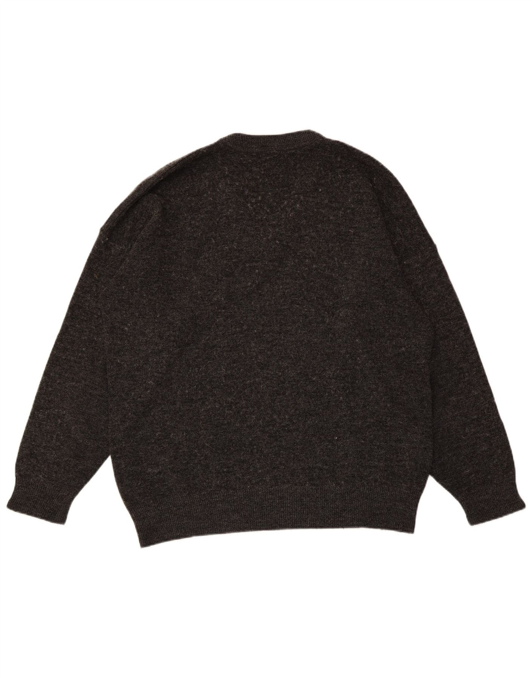 LACOSTE Homme Col V Pull Pull Taille 6 XL Laine Grise