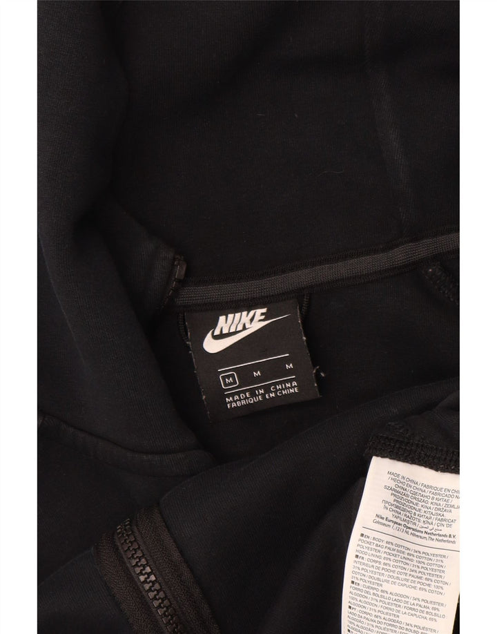 NIKE Pull à capuche zippé pour homme en coton noir moyen