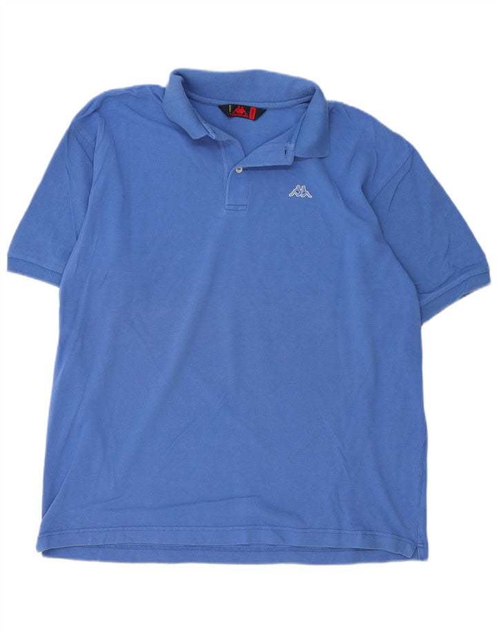 Kappa Polo Homme XL Bleu Coton