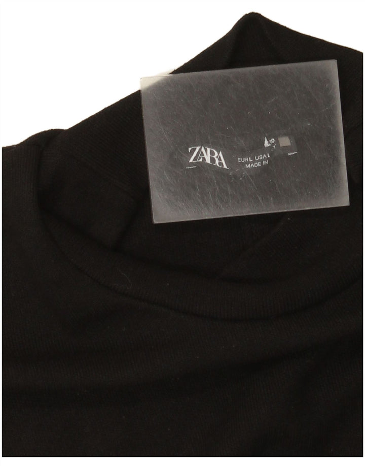 Zara Robe Maxi Femme UK 14 Large Noir