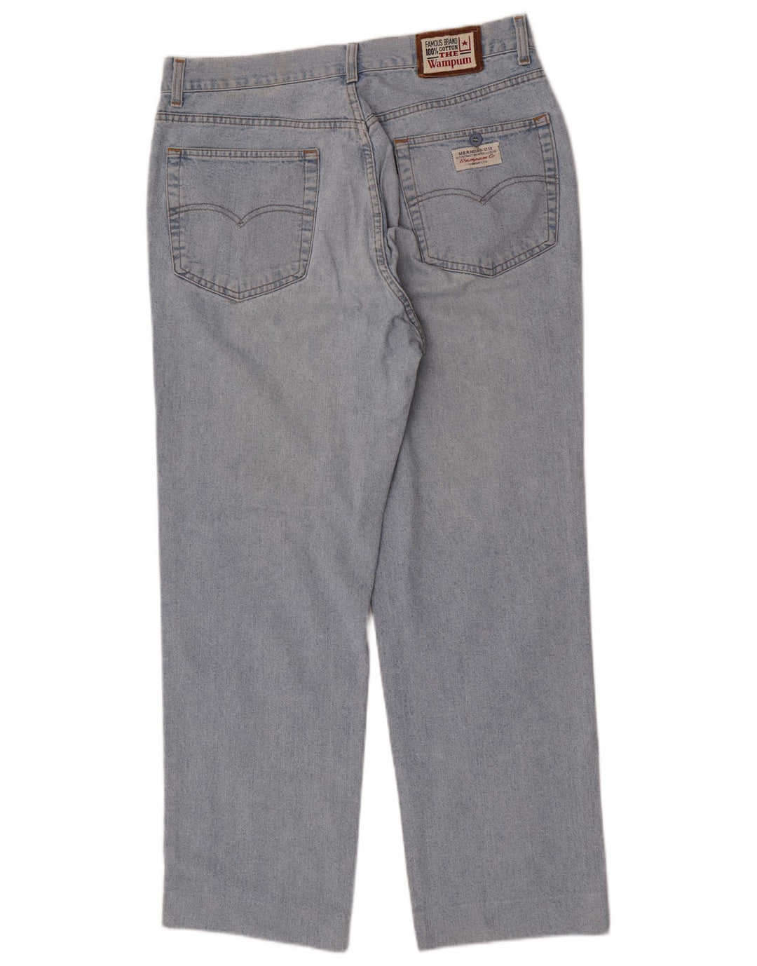 Wampum Jean droit homme W34 L29 bleu coton