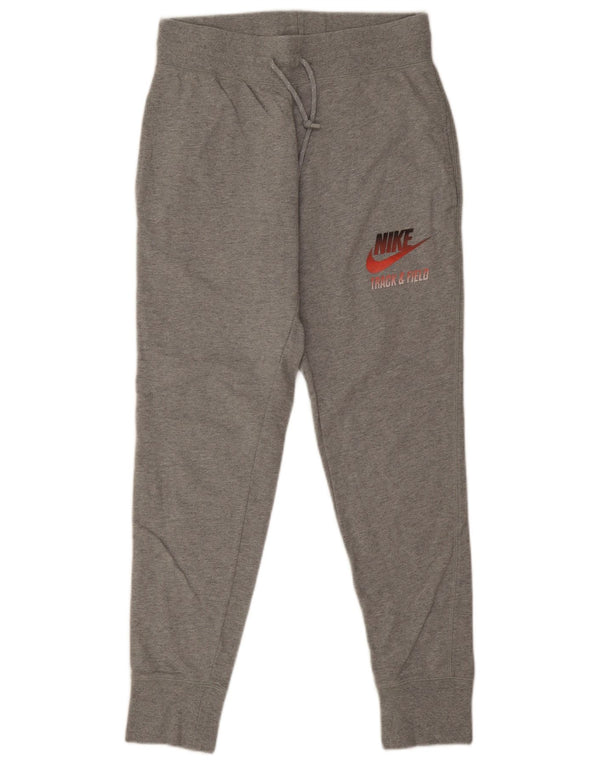 Nike Pantalon de survêtement pour femme en coton gris moyen UK 12