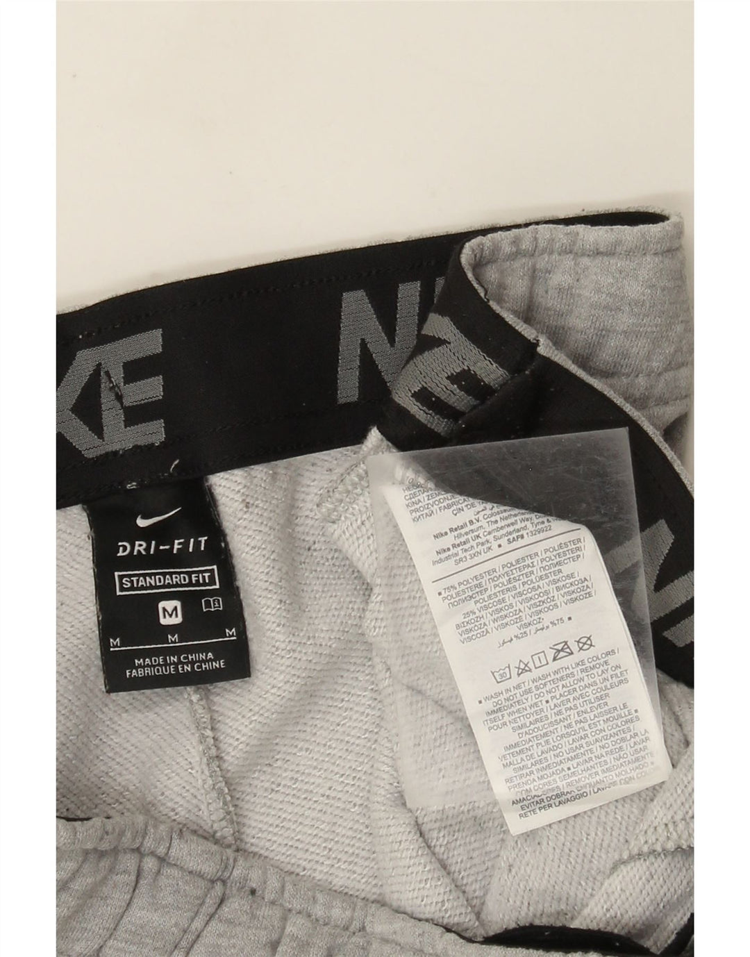Pantalon de survêtement Nike Dri Fit pour homme, gris moyen moucheté
