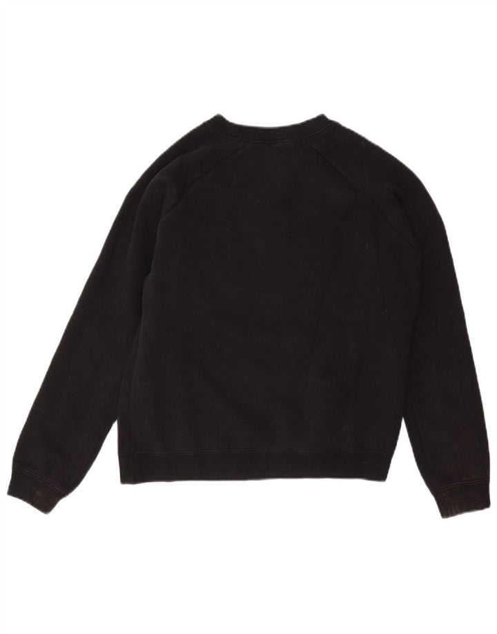 NIKE Sweat-shirt court surdimensionné pour femme UK 10 Petit Noir