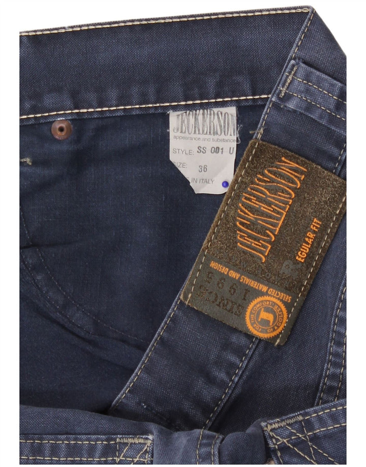 Jeckerson Jean droit homme W36 L33 bleu coton