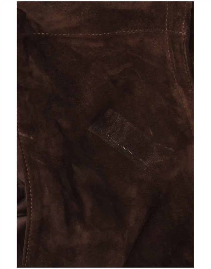 Douglas Gilet en daim pour homme IT 56 3XL Cuir marron