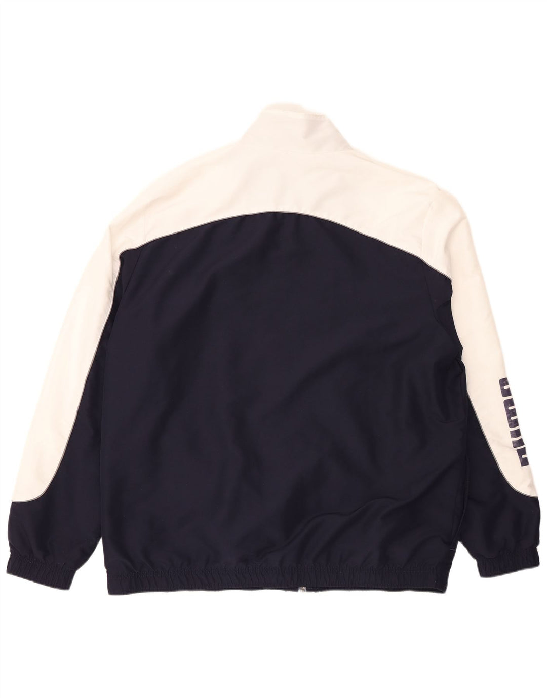PUMA Veste de survêtement graphique pour homme 2XL Bleu marine Colorblock Polyester