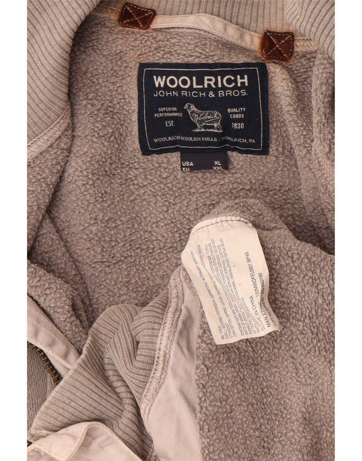 Woolrich Veste de survêtement pour homme 2XL Gris Coton