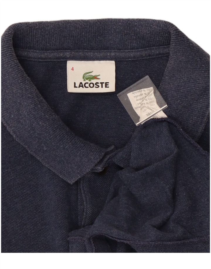 Lacoste Polo Homme Taille 4 Coton Bleu Marine Moyen