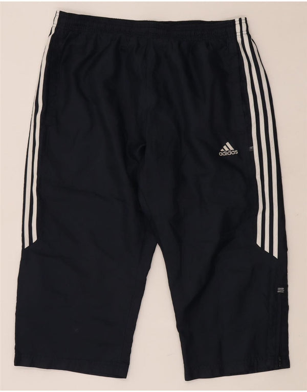 ADIDAS Pantalon de Survêtement Capri Homme Large Bleu Marine Polyester