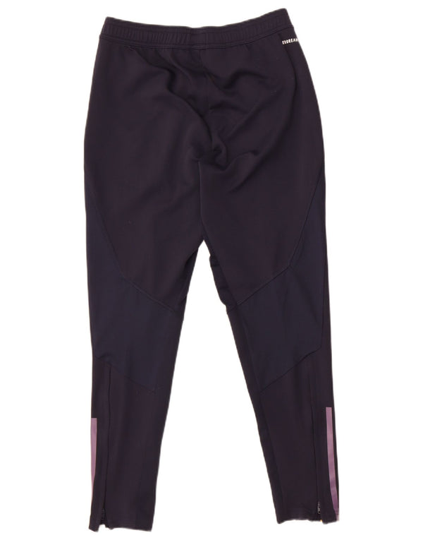 Adidas Pantalon de survêtement Real Madrid Slim Fit pour homme Bleu marine Taille S