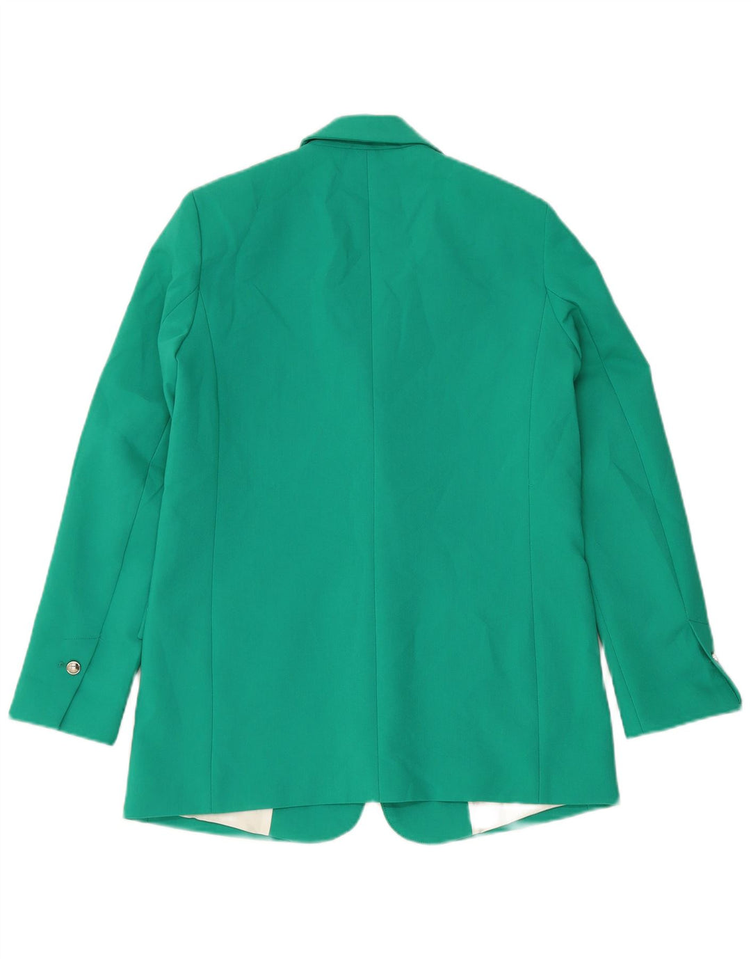 Zara Womens 1 Button Blazer Jacket UK 10 Petit Vert