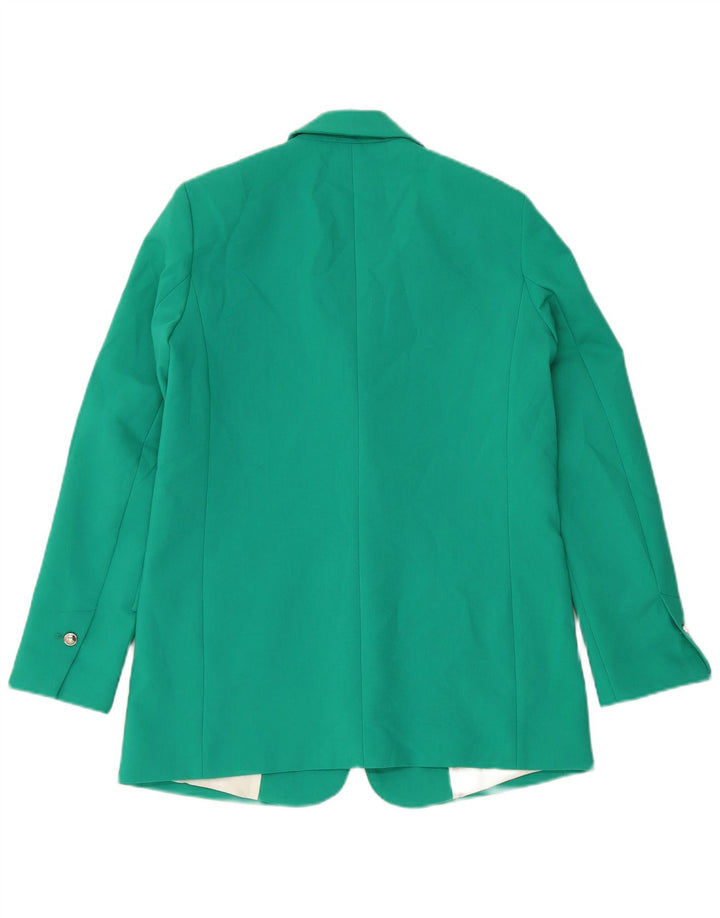 Zara Womens 1 Button Blazer Jacket UK 10 Petit Vert