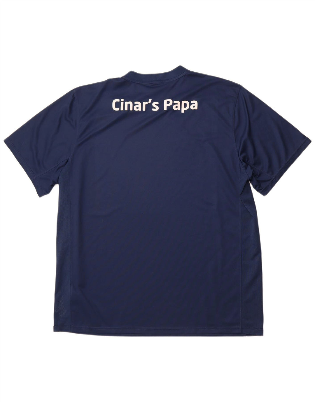 NIKE T-shirt graphique Dri Fit pour homme 2XL Bleu marine Polyester