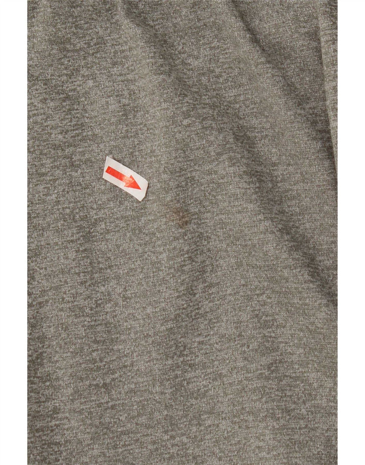 Nike Pantalon de survêtement Dri Fit pour homme Pantalon de jogging Large Gris Polyester