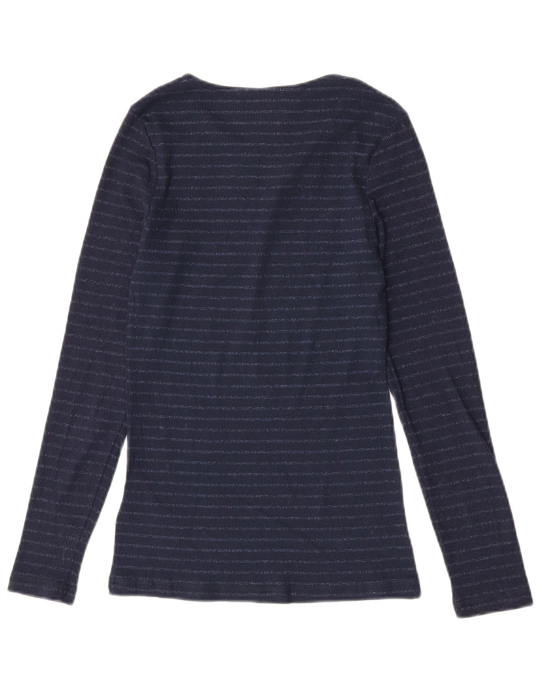 Marks & Spencer Haut à manches longues pour femme UK 8 Small Bleu marine rayé