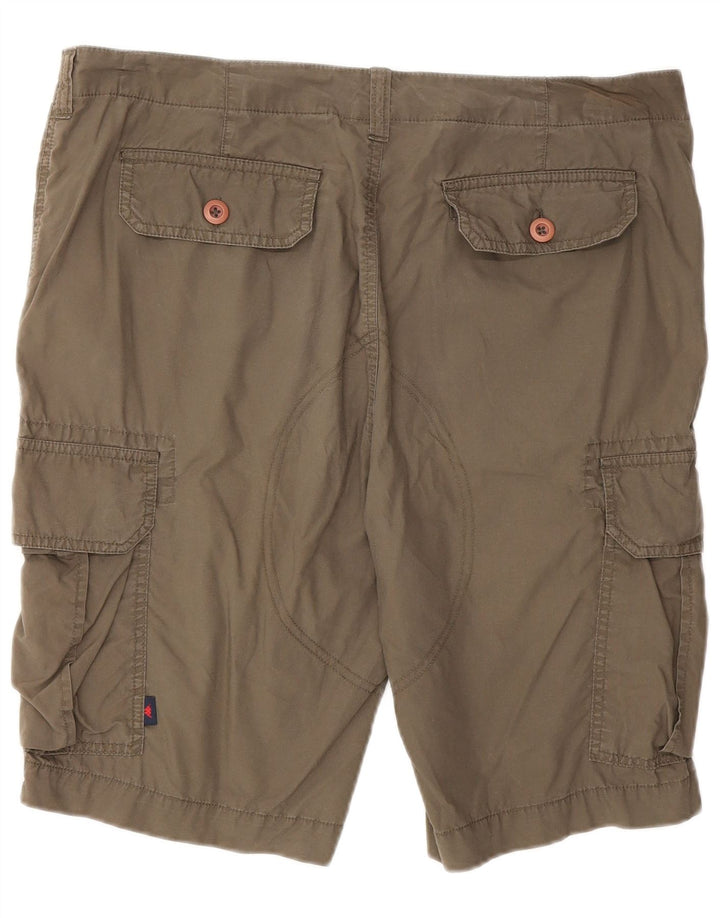 Kappa Short Cargo Homme IT 50 Large W36 Kaki Coton