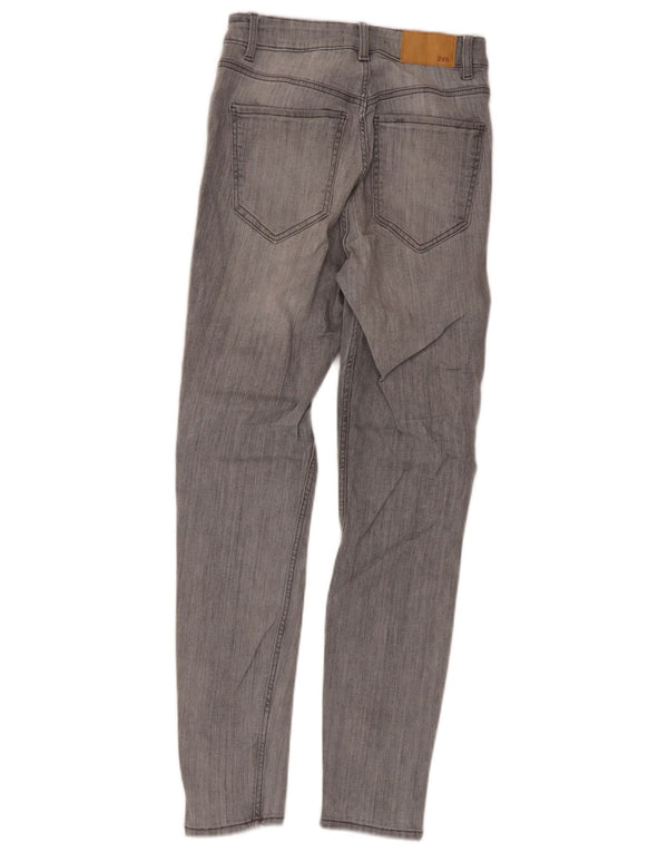 Zara Jean skinny femme EU 38 Small W28 L26 Gris Coton