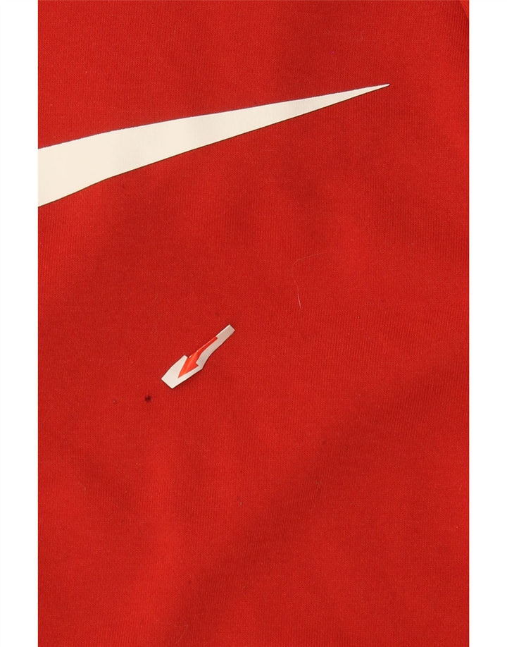 Nike Pull à capuche graphique Dri Fit pour homme Orange moyen Polyester