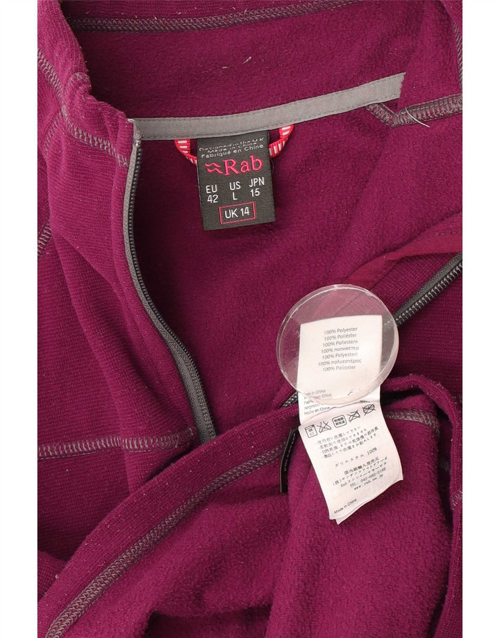 Rab Veste de survêtement pour femme UK 14 Large Marron Polyester