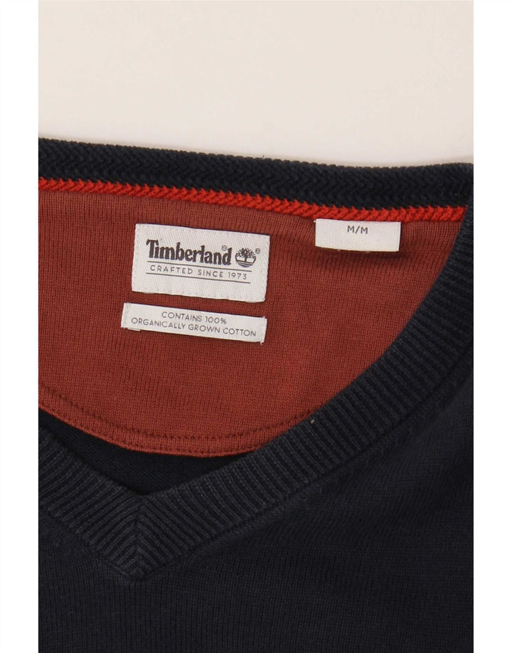 Timberland Pull Col V Homme Bleu Marine Moyen Coton