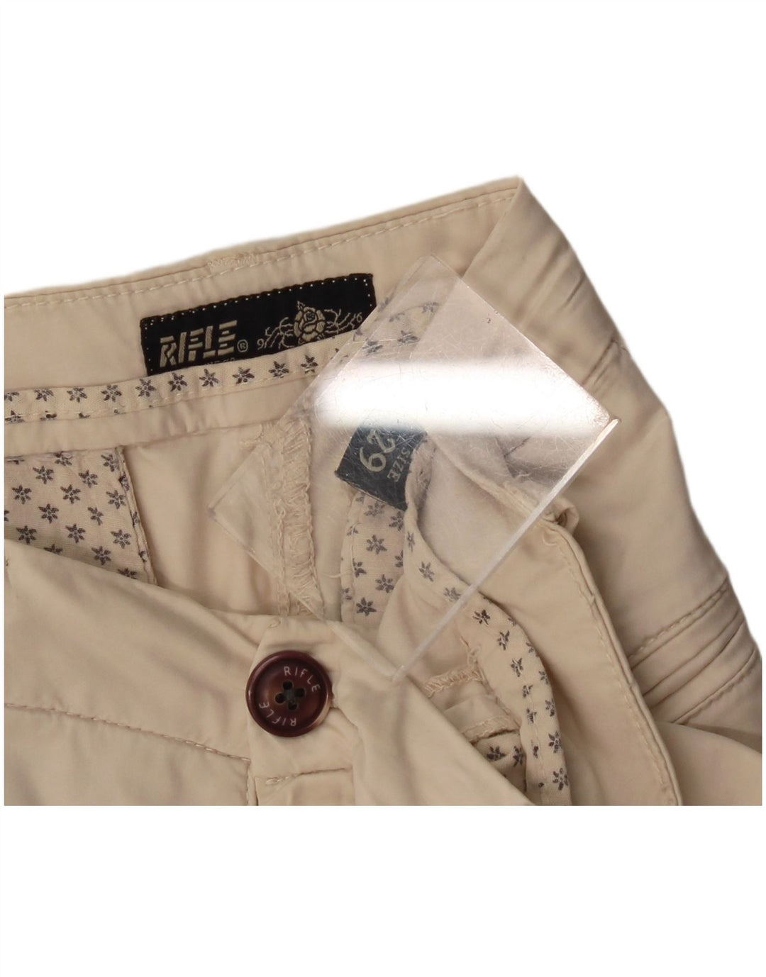 Rifle Short Chino Femme W29 Medium Blanc Cassé
