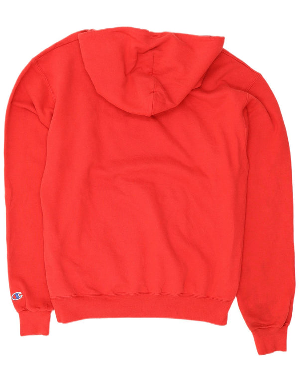 Champion Pull à Capuche Wisconsin Graphic Homme Rouge Moyen Coton