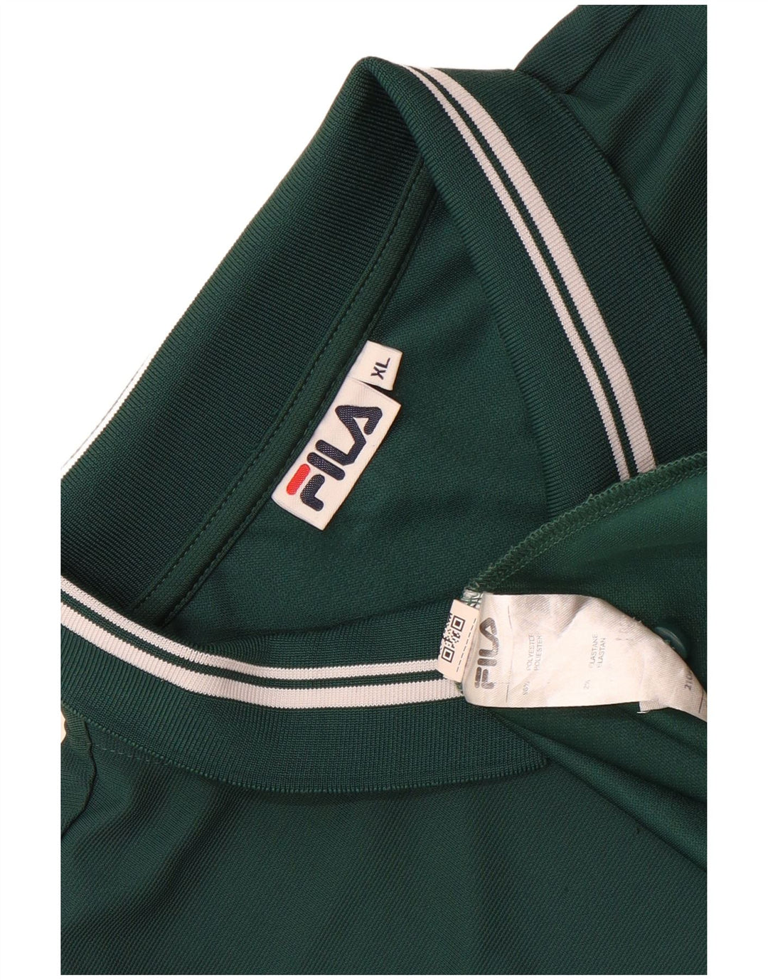 Fila Polo Homme XL Vert Polyester