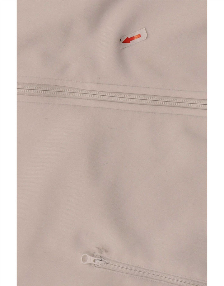 Nike Veste de survêtement graphique pour homme en polyester color block blanc moyen