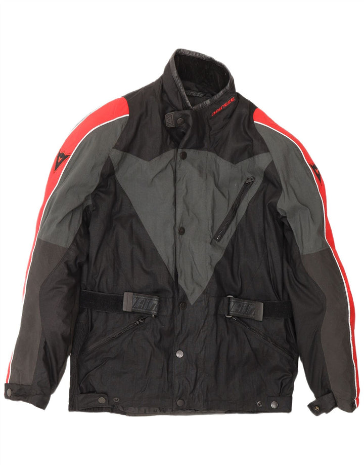 DAINESE Veste de motard moto pour homme taille 48 moyen noir colour block