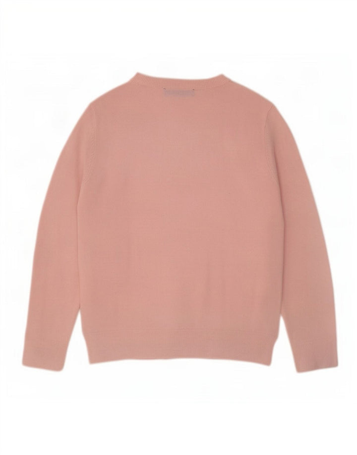 Marks & Spencer Pull à col rond pour femme UK 12 Rose moyen