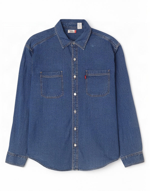 Levi's Chemise en Jean Large Homme Bleu Coton