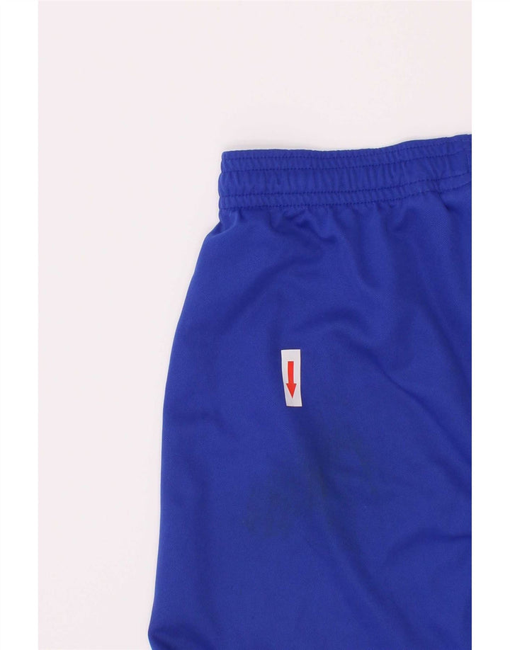 Short de sport Adidas Garçon Climalite 9-10 ans Bleu Polyester