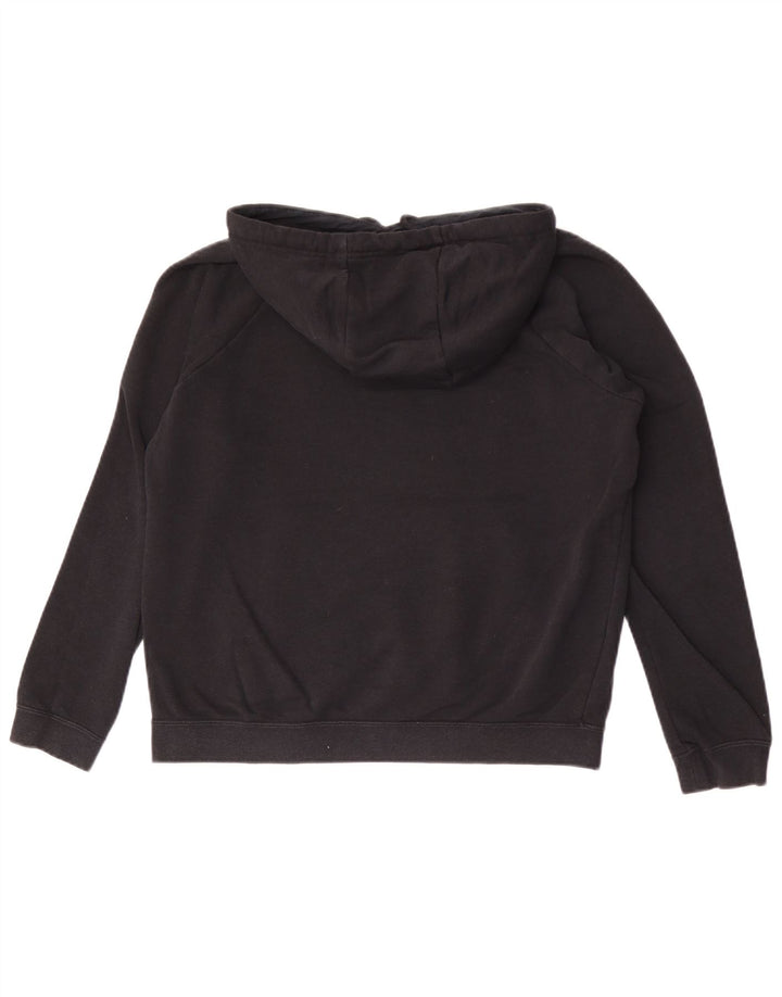 Nike Pull à capuche pour femme UK 14 en coton noir moyen