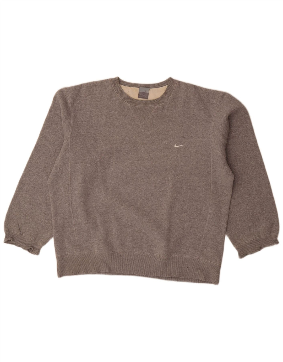 Nike Sweat-shirt pour homme UK 42/44 Large Gris Moucheté