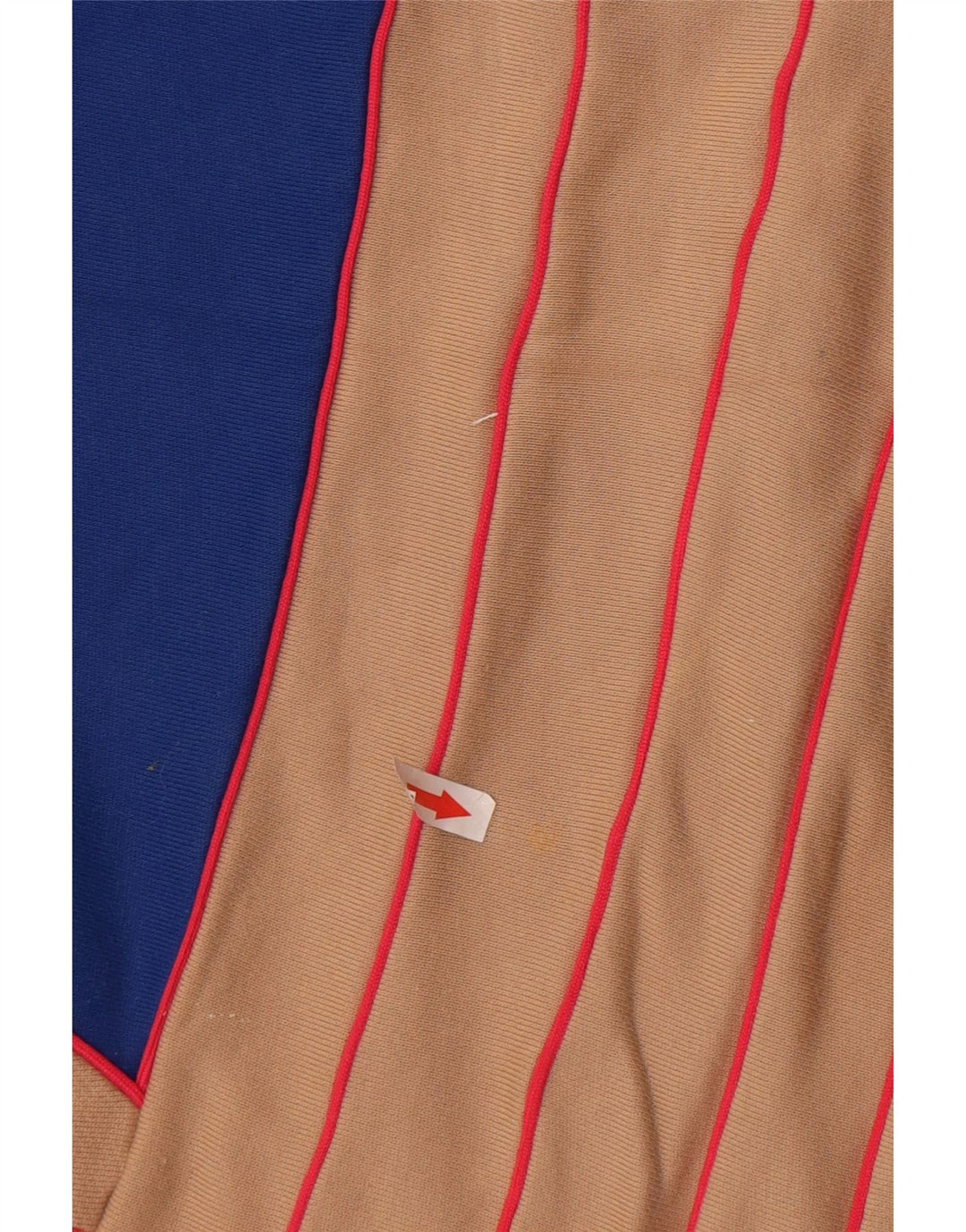 Adidas Sweat-shirt graphique pour femme UK 12 Beige moyen Colourblock