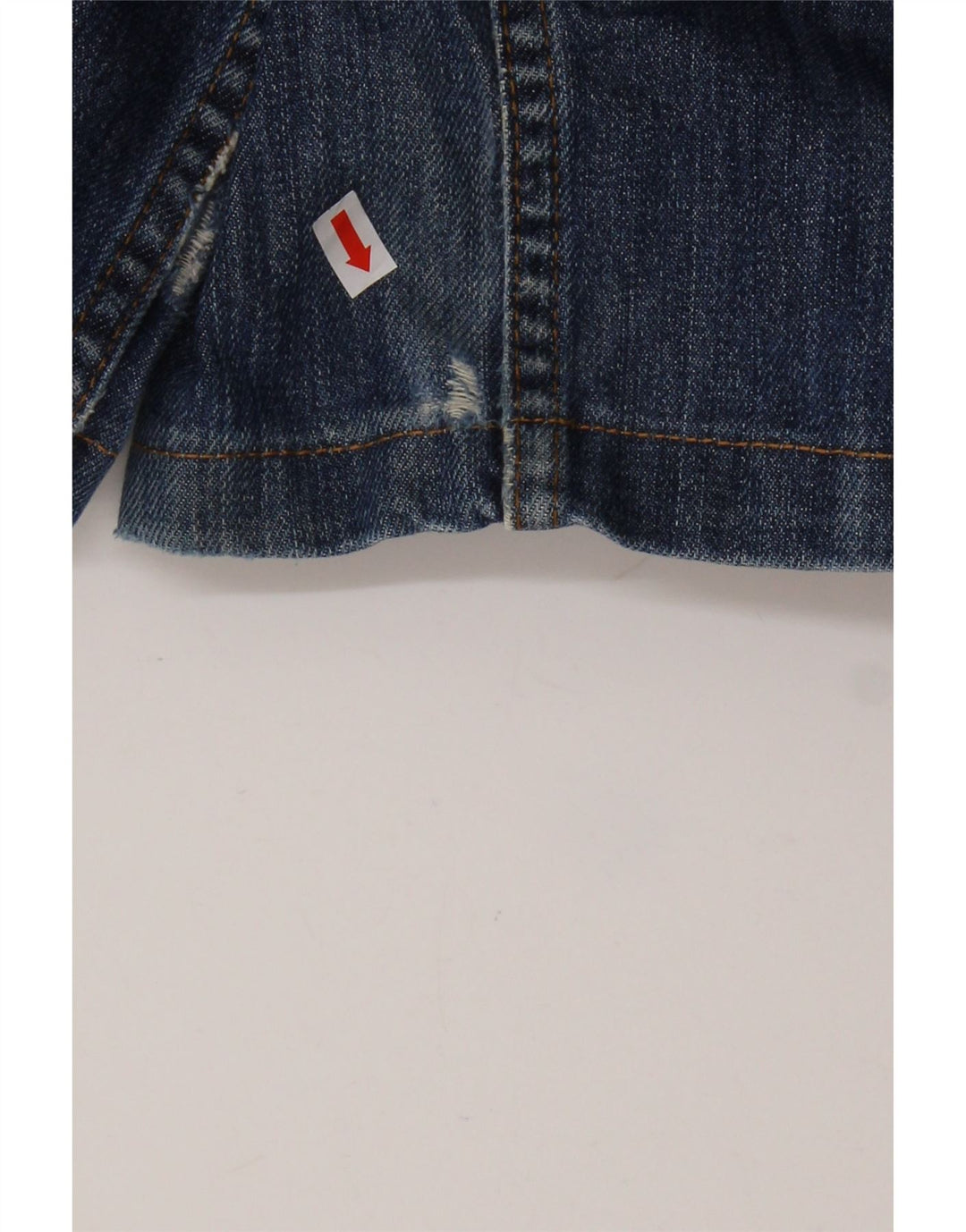 Massimo Dutti Jean droit vieilli pour homme EU 42 Large W32 L29 Bleu