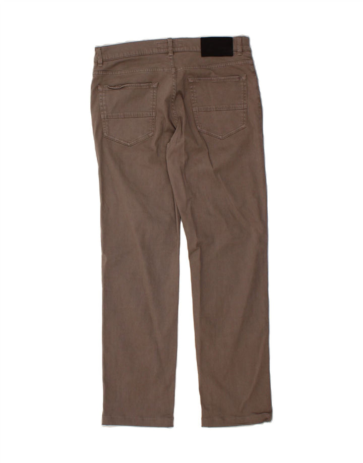 TRUSSARDI Mens Straight Casual Trousers W32 L30 Grey Vintage Trussardi and Second-Hand Trussardi from Messina Hembry 