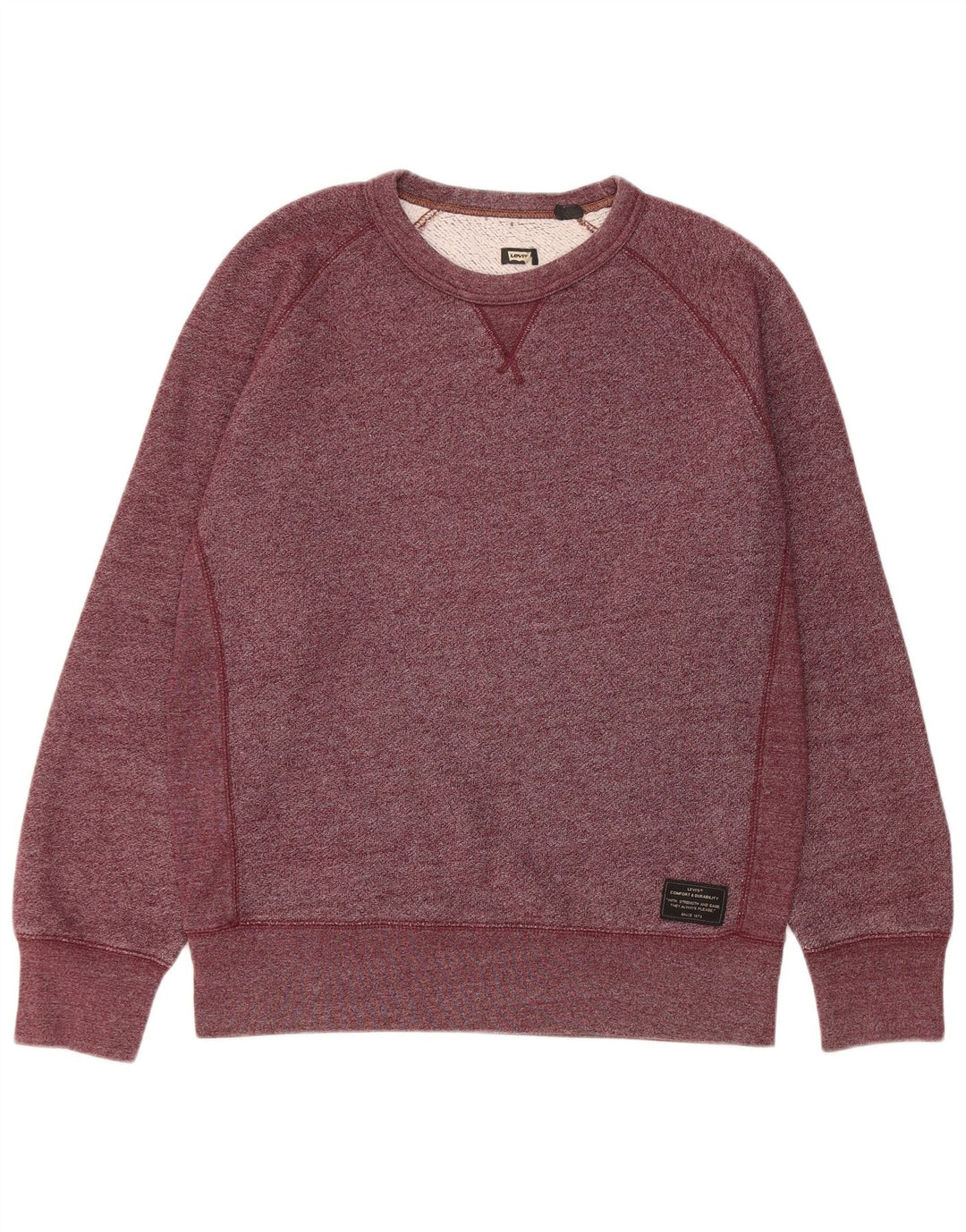 Levi's Sweat-Shirt Homme Bordeaux Moyen Coton