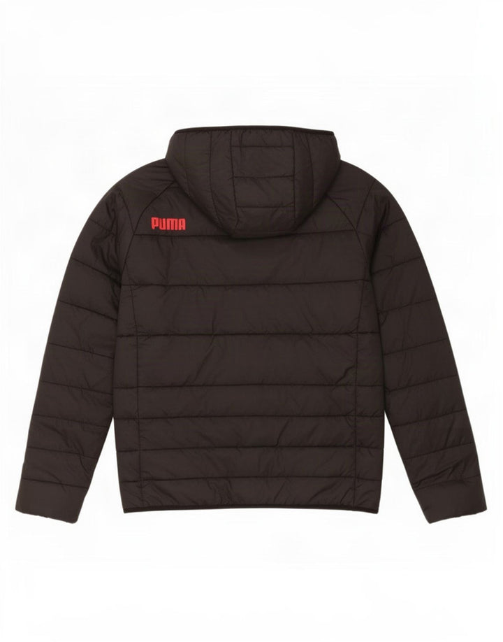 Puma Veste rembourrée à capuche AC Milan Garçon 13-14 ans Noir Polyester