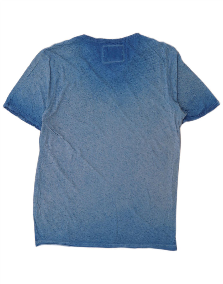 Guess T-Shirt Homme Haut Large Bleu Moucheté