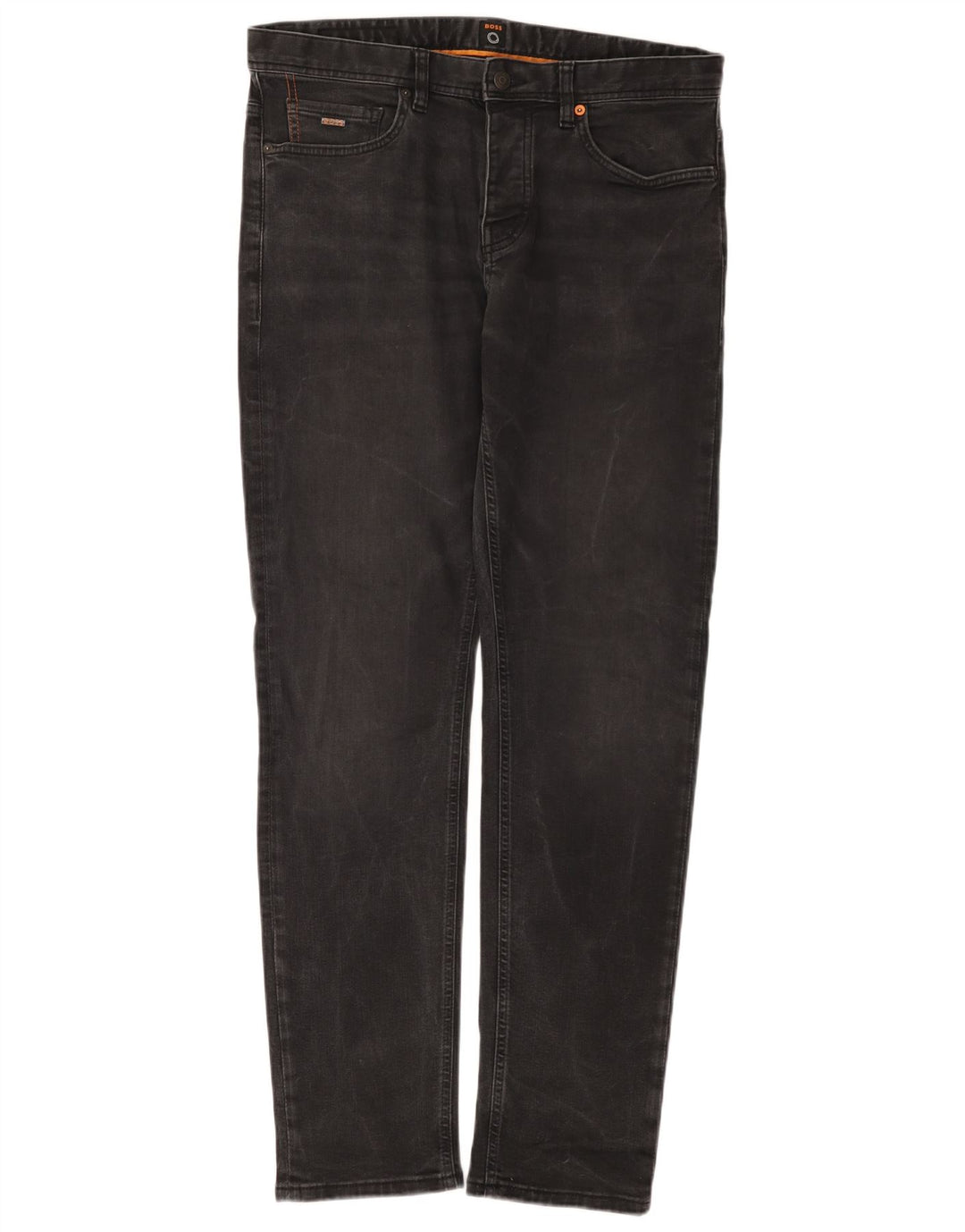 Hugo Boss Jean fuselé W34 L32 Gris Coton Homme